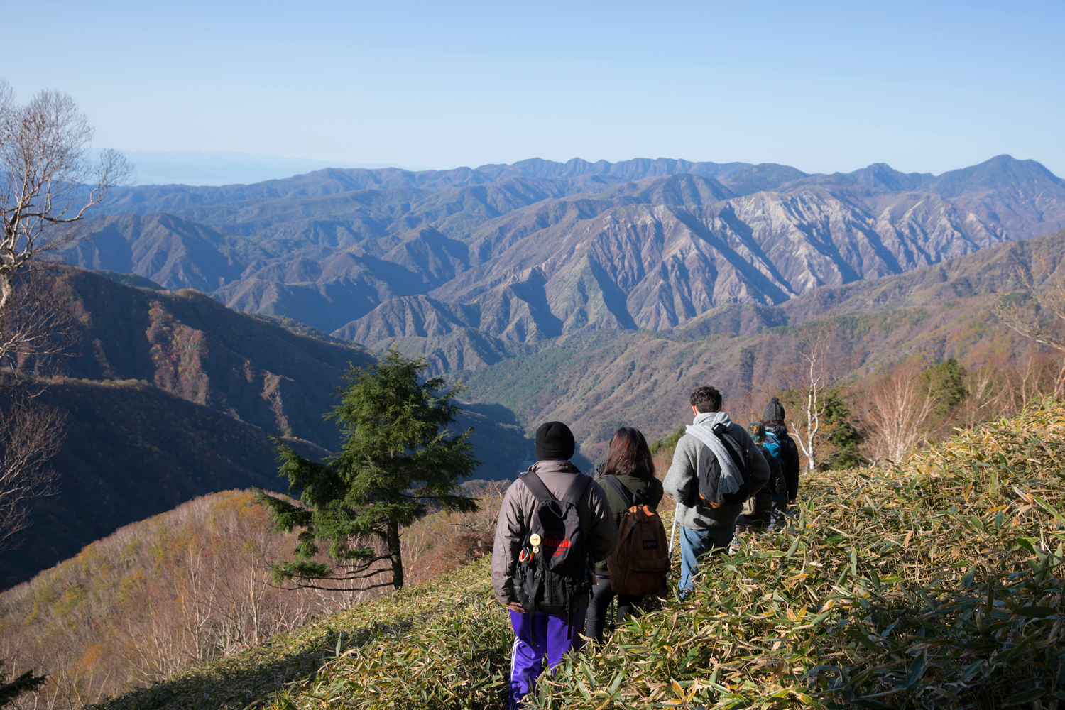 Hiking en el Monte Hangetsu